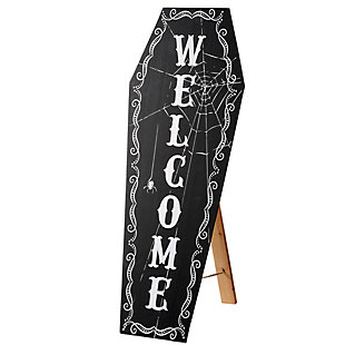 National Tree Company 28" Halloween Welcome Standup Sign, , large