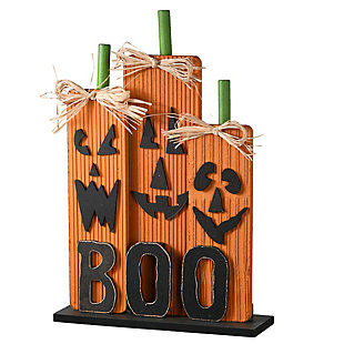 National Tree Company 13" "BOO" Wood Sign, , rollover