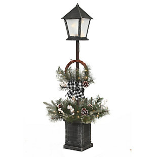 Christmas 4' Pre-lit Porch Tree With Lantern, , large