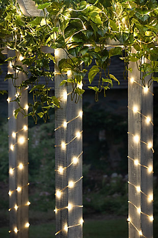 Christmas 50ft Warm White Micro Led Silver String, , rollover