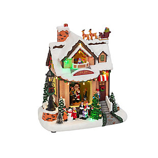 Christmas Battery Operated Musical House, , large