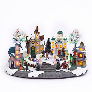 Christmas Musical Village, , rollover