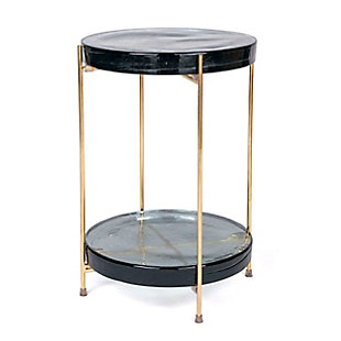Gild Design House Phoenix Recycled Glass Side Table, , rollover