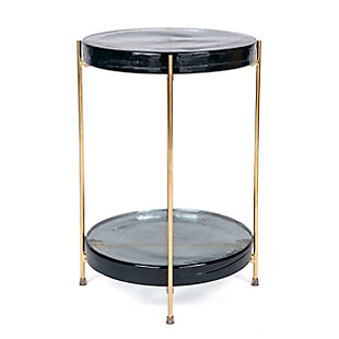 Gild Design House Phoenix Recycled Glass Side Table, , large