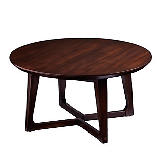 Southern Enterprises Meckland Round Cocktail Table, , large