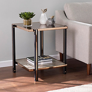 Southern Enterprises Sulliven End Table with Mirrored Top, , rollover