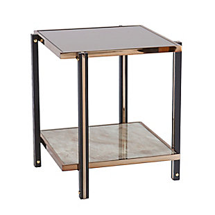 Southern Enterprises Sulliven End Table with Mirrored Top, , large