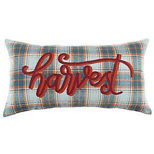 Rizzy Home Fall Plaid "Harvest" Lumbar Pillow, , large