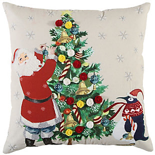 Rizzy Home Classic Christmas Pillow, , rollover