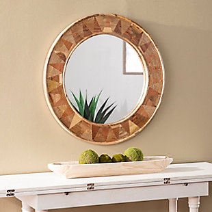 Southern Enterprises Round Decorative Mirror, , rollover