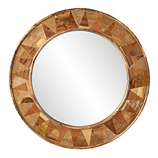 Southern Enterprises Round Decorative Mirror, , large