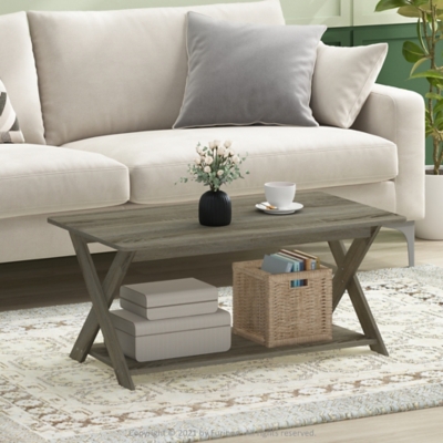 Furinno Simplistic Criss-Cross Coffee Table, , rollover