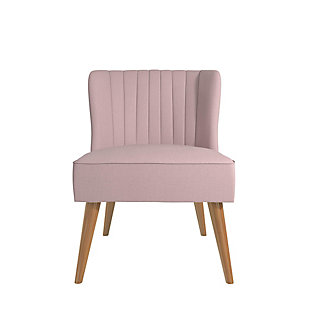 Novogratz Brittany Accent Chair, Pink, large