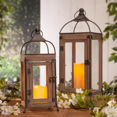 Oversized LED Candle Lanterns