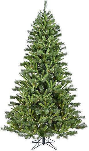 6.5-Ft. Norway Pine Artificial Christmas Tree with Clear Smart String Lighting, , large