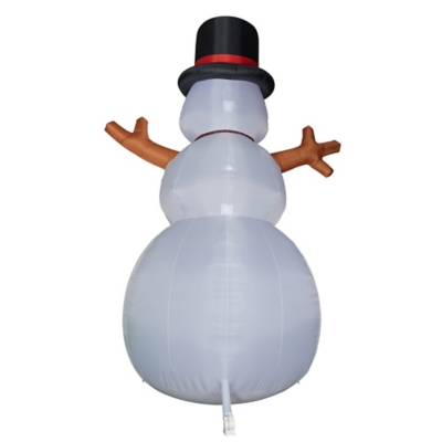 Cannon Falls Snowman Clear Ice Cube 2” tall Head With Earmuffs