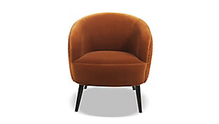 Jennifer Taylor Home London Barrel Chair, Burnt Orange, large