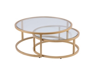 Southern Enterprises Furniture Nesting Cocktail Tables