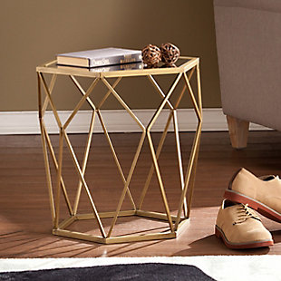 Southern Enterprises Gollay Geometric Accent Table, , rollover