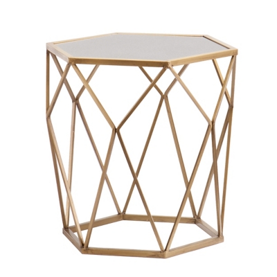 Southern Enterprises Gollay Geometric Accent Table, , large