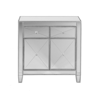 Southern Enterprises Celine Mirrored Cabinet, , large