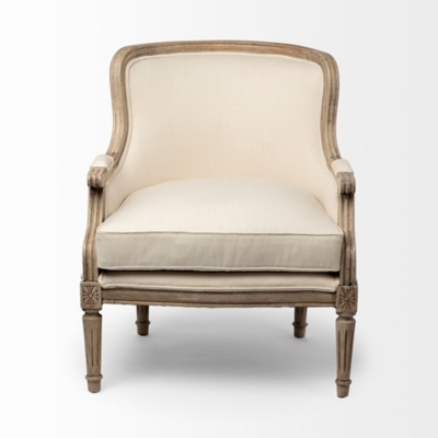 french accent chairs cream