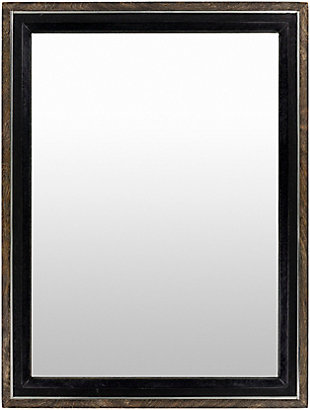 Surya Hanover Mirror, Black, large