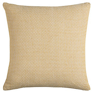 Rizzy Home Mesh Patterned Throw Pillow, Neutral, rollover