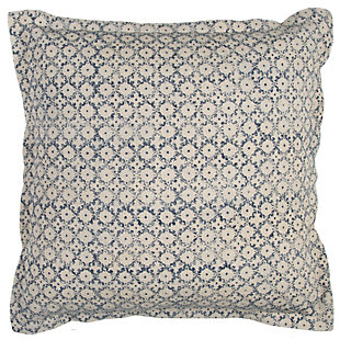 Rizzy Home Distressed Patterned Throw Pillow, , rollover