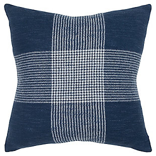 Rizzy Home Cross Stitched Throw Pillow, , large