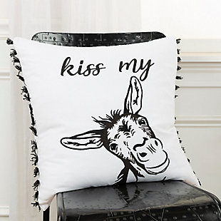 Rizzy Home Sassy Sentiment Throw Pillow, , rollover