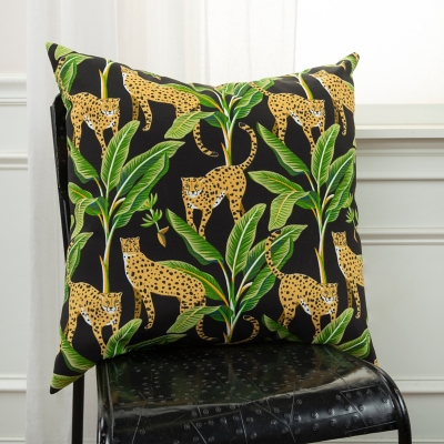 Rizzy Home Outdoor Wild Animal Throw Pillow, , large