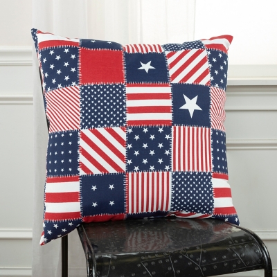Rizzy Home Outdoor Americana Throw Pillow, , large