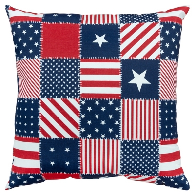 Rizzy Home Outdoor Americana Throw Pillow, , large