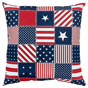 Rizzy Home Outdoor Americana Throw Pillow, , large