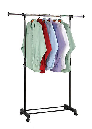 Home Basics Expandable Garment Rack, , rollover