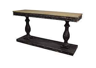 Bayberry Lane Vintage Wood Console Table, , large