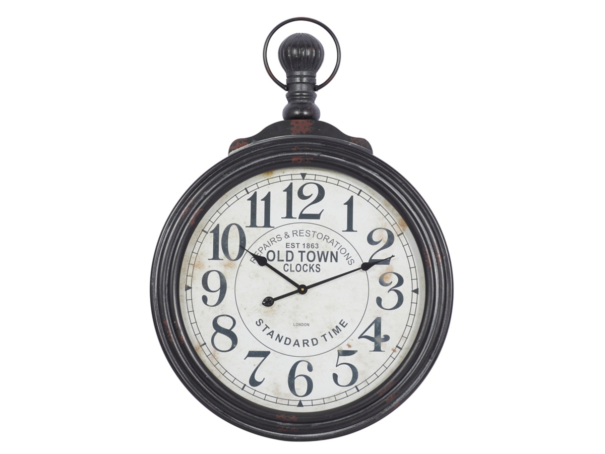 Bayberry Lane Brown Wood Vintage Wall Clock 28