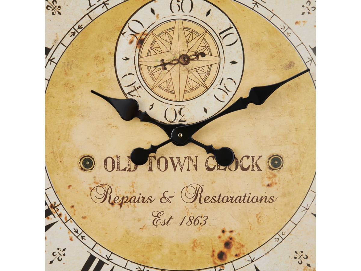 Old Town enamel outlet wall clock