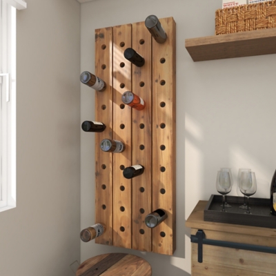 Rustic best sale wine rack