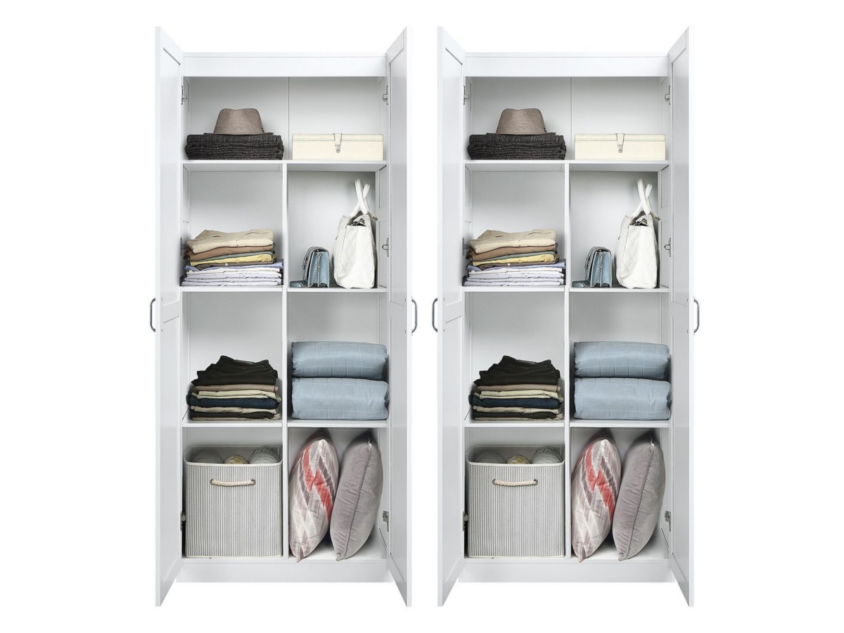 mycloset.jp Hopkins Storage Closet with 7 Shelves | Ashley