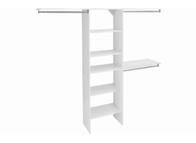 ClosetMaid 25 Tower Closet Organization System, Pure White