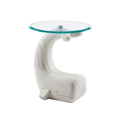 Linon Larson Whale Side Table, , large