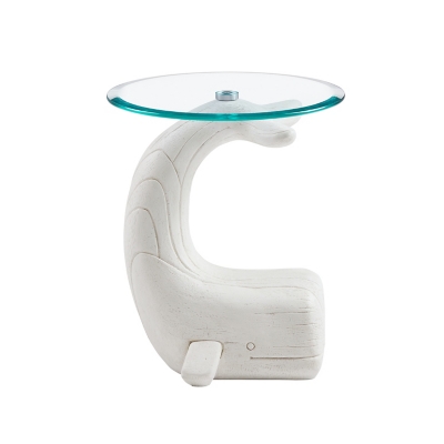 Linon Larson Whale Side Table, , large