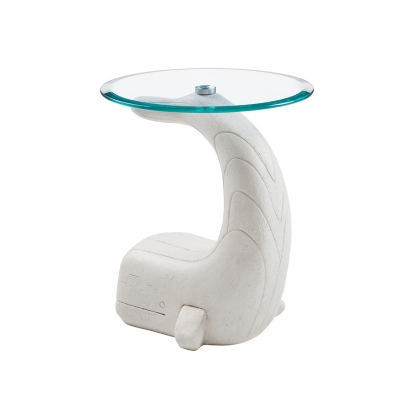 Linon Larson Whale Side Table, , large