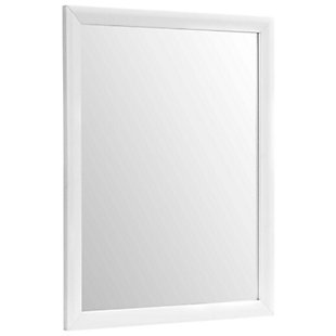 Modway Tracy Mirror in White, White, large