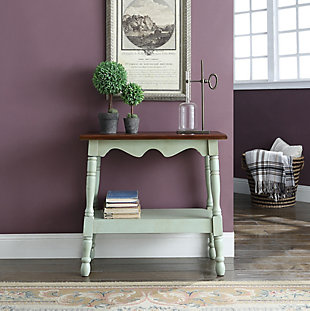 Elements Casey 1-Shelf Accent Table, Green, rollover