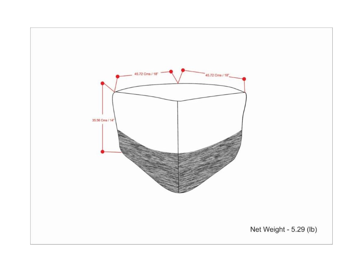 Simpli Home Macie Square Woven Pouf, , large