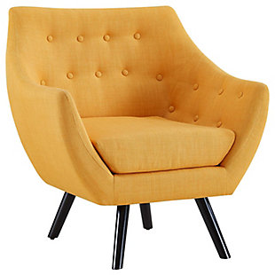 Modway Allegory Armchair, Mustard, large