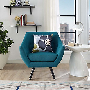 Modway Allegory Armchair, Teal, rollover